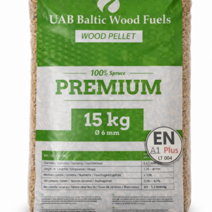 Premium Spruce Wood Pellets – A1