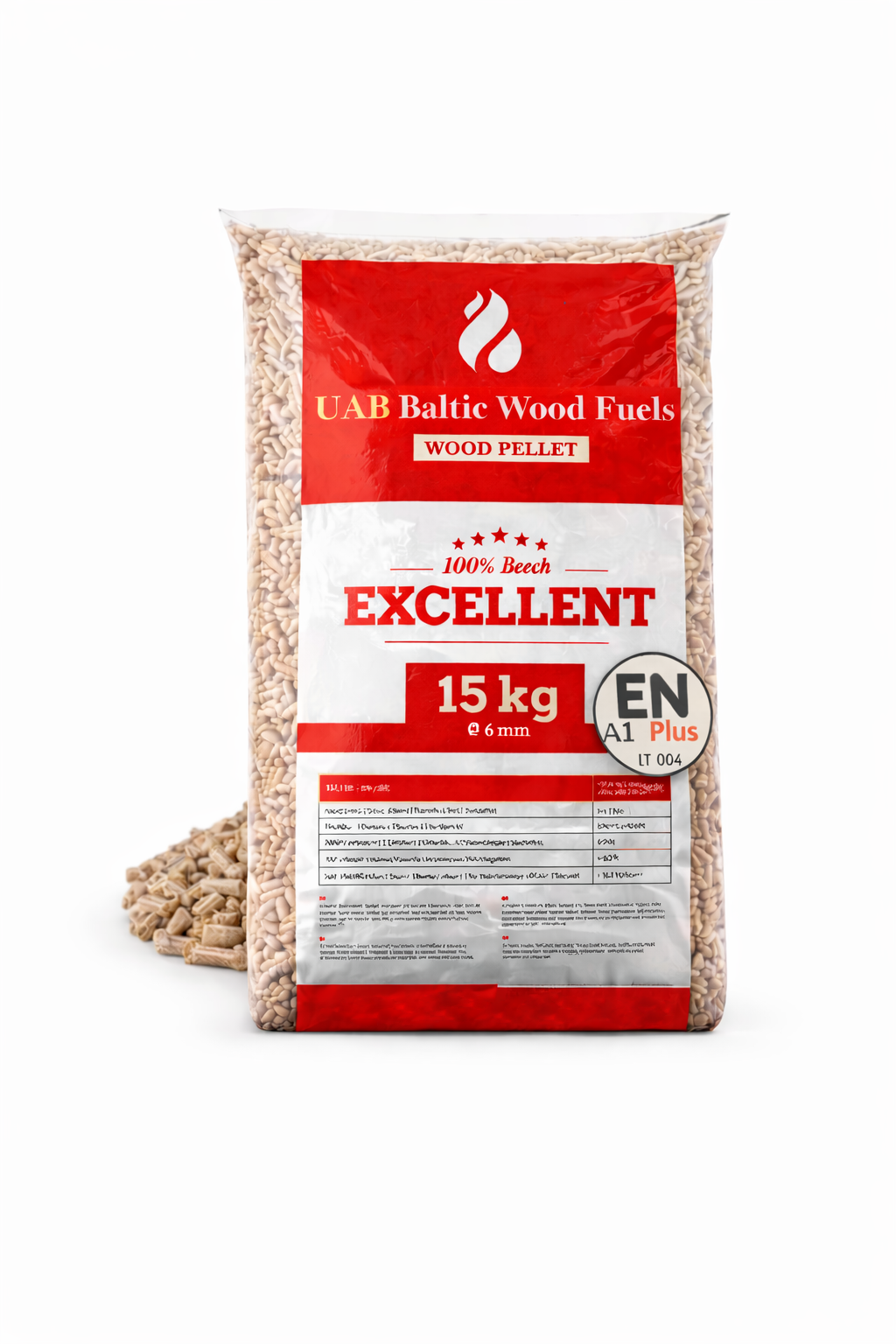 Excellent Beech Wood Pellets – A1 Certified